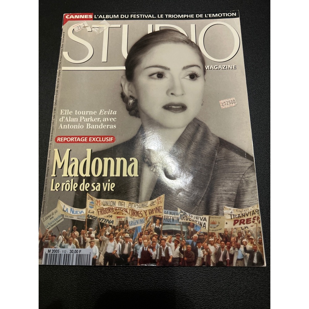 Studio Magazine Cannes, Madonna,‎ Evita, Antonio Banderas, Chanel Egoiste
